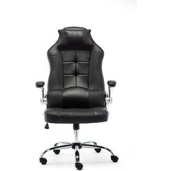 Momo Design MD-GC003OFF-K Sedia Per Videogioco Sedia Da Gaming Per Pc Seduta Imbottita Nero