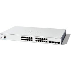 Cisco Catalyst 1300-24T-4G Managed Switch, 24 Porte Ge, 4 Porte Sfp 1GE, Protezione Limitata A Vita (C1300-24T-4G)