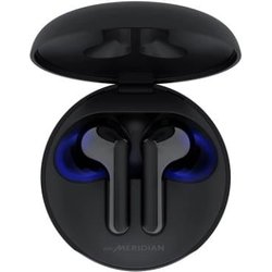 LG Cuffie Bluetooth Wireless In Ear TONE Free FN5 Black, Auricolari Bluetooth 5.0 Senza Fili Meridian Audio, Impermeabili, con Custodia da Ricarica, Comandi Touch, Doppio Microfono, per iOS Android PC