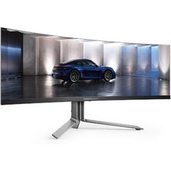 Aoc PD49 49 Inch Widescreen Qd Oled Black Multimedia Curved Monitor 5120X1440/0.03Ms/2Xhdmi/Displayport, 49 Pollice Curvo Dqhd, HDR400