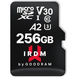 Microsd Irdm By Goodram 256GB Uhs I U3 A2 + Adapter Microsd Irdm By Goodram 256GB Uhs I U3 A2 + Adapter