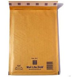 Imballaggi 2000 - 1000 Buste Postali Imbottite Mail Lite Gold Cm 27X36