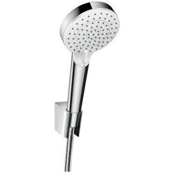Hansgrohe - Doccetta Hansgrohe Crometta 100 Vario 2 Getti Completa Di Supporto A Parete E Flessibile Cm 125