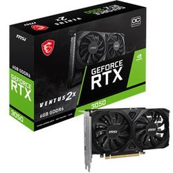 Msi Geforce Rtx 3050 Ventus 2X 6G Oc (6GB GDDR6/PCI Express 4.0/1492Mhz/14000Mhz) Msi Geforce Rtx 3050 Ventus 2X 6G Oc (6GB GDDR6/PCI Express 4.0/1492Mhz/14000Mhz)