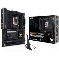 Asus Tuf Gaming B760-PLUS Wifi D4 Scheda Madre Intel® (Lga 1700) Atx, 12+1 Drmos, Realtek 2.5Gb Ethernet, Displayport, Hdmi, Usb 3.2 Gen 2 Type-C®, Aura Sync Asus Tuf Gaming B760-PLUS Wifi D4 Scheda Madre Intel® (Lga 1700) Atx, 12+1 Drmos, Realtek 2.5Gb Ethernet, Displayport, Hdmi, Usb 3.2 Gen 2 Type-C®, Aura Sync