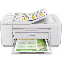 Canon Pixma Tr4750I - Stampante Wireless Multifunzione 4 In 1 - Stampa, Scansione, Copia, Fax - Fronte/Retro, Adf 20 Fogli, Stampa Foto Senza Bordi 4X6, Compatibile Con Pixma Print Plan, Bianco Canon Pixma Tr4750I - Stampante Wireless Multifunzione 4 In 1 - Stampa, Scansione, Copia, Fax - Fronte/Retro, Adf 20 Fogli, Stampa Foto Senza Bordi 4X6, Compatibile Con Pixma Print Plan, Bianco