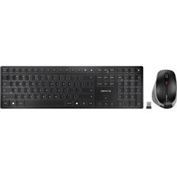 Cherry Dw 9500 Slim, Set Di Tastiera E Mouse Senza Fili, Layout Per La Spagna (Qwerty), Bluetooth O Radio 2,4 Ghz, Mouse Ergonomico Per Destrimani, Nero-Grigio Cherry Dw 9500 Slim, Set Di Tastiera E Mouse Senza Fili, Layout Per La Spagna (Qwerty), Bluetooth O Radio 2,4 Ghz, Mouse Ergonomico Per Destrimani, Nero-Grigio