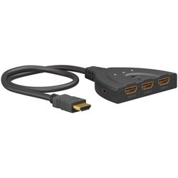 WENTRONIC - Goobay 58488 Conmutador De Và ƒæ'à 'âÂdeo Hdmi (goobay Series 2.0 Hdmi Switch - Black)