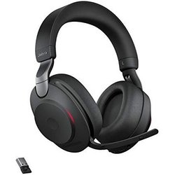 Jabra Evolve2 85 Cuffie Wireless Professionali Cuffie da Ufficio Certificate UC con Batteria a Lunga Durata Adattatore Bluetooth USB-A Nero Jabra Evolve2 85 Cuffie Wireless Professionali Cuffie da Ufficio Certificate UC con Batteria a Lunga Durata Adattatore Bluetooth USB-A Nero