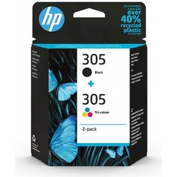 Hp - 6Zd17Ae Hp 305 Combo 2-Pack Col / Bk