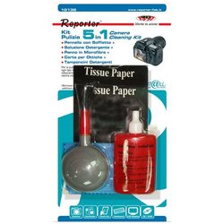 REPORTER - Kit 5in1: Pennello, Soluzione, Panno. C