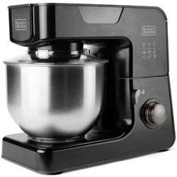 Black+Decker BXKM1000E - Impastatrice 1000W. Ciotola In Acciaio Inossidabile Da 5,2L. 8 Velocità + Funzione Turbo. Coperchio Anti-Schizzi. Piedini Antiscivolo. Nero Black+Decker BXKM1000E - Impastatrice 1000W. Ciotola In Acciaio Inossidabile Da 5,2L. 8 Velocità + Funzione Turbo. Coperchio Anti-Schizzi. Piedini Antiscivolo. Nero