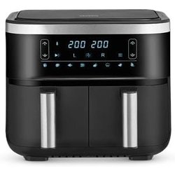 Severin Fr 2453 Friggitrice Ad Aria Calda Con 2 Cestelli, Temperature Regolabili Separatamente Da 80° A 200° C, Capacità Totale 7,6 L, 8 Programmi Automatici, Display Touch Severin Fr 2453 Friggitrice Ad Aria Calda Con 2 Cestelli, Temperature Regolabili Separatamente Da 80° A 200° C, Capacità Totale 7,6 L, 8 Programmi Automatici, Display Touch