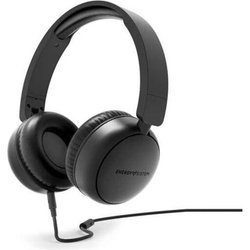 Energy Sistem - Cuffie Energy Sistem - 100% Plastica Riciclata - Cavo Removibile - Microfono - Assistente Vocale - Colore Nero