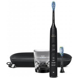 Philips Sonicare Diamondclean 9000 Diamond Clean 9000 Spazzolino Elettrico Sonico Nero Con App, Con Custodia Da Viaggio HX9913/18