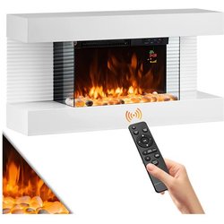 Bakaji Camino Elettrico A Muro Con Cornice Legno Caminetto 2000W Completo Di Mobile, Silenzioso Design Moderno, Stufa A Parete, Termostato Digitale, Effetto Fuoco Realistico (Saint Moritz) Bakaji Camino Elettrico A Muro Con Cornice Legno Caminetto 2000W Completo Di Mobile, Silenzioso Design Moderno, Stufa A Parete, Termostato Digitale, Effetto Fuoco Realistico (Saint Moritz)