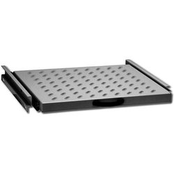 Digitus Ripiano Per Armadio Estraibile Su Binari Telescopici, 1 Unità , Profondità 368 Mm, Nero Digitus Ripiano Per Armadio Estraibile Su Binari Telescopici, 1 Unità , Profondità 368 Mm, Nero