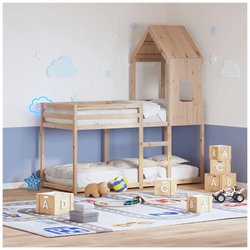 Vidaxl Tetto Per Letto Bambini 60X89X134,5Cm In Legno Massello Di Pino, Tetto Per Letto, Tettoia Per Letto Bambini, Baldacchino Per Letto Bambini