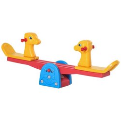 Homcom Altalena A Bilico Con Maniglie Antiscivolo Per Bambini Età 1-4 Anni, Plastica Hdpe Atossica, 150X32X60Cm, Multicolore Homcom Altalena A Bilico Con Maniglie Antiscivolo Per Bambini Età 1-4 Anni, Plastica Hdpe Atossica, 150X32X60Cm, Multicolore