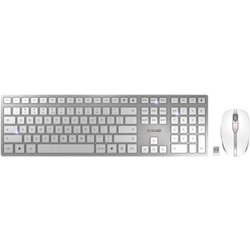 Cherry DW 9100 SLIM Tastiera Mouse Incluso RF senza fili Bluetooth QWERTZ Tedesco Argento Cherry DW 9100 SLIM Tastiera Mouse Incluso RF senza fili Bluetooth QWERTZ Tedesco Argento
