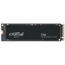 Crucial T705 Ssd 2TB Pcie 5.0 X4 Gen5 Nvme M.2, Velocità Fino A 14500 Mb/S Lettura, 12700 Mb/S In Scrittura, Per Pc Desktop, Tlc Nand, Hard Disk Interno - CT2000T705SSD3 Crucial T705 Ssd 2TB Pcie 5.0 X4 Gen5 Nvme M.2, Velocità Fino A 14500 Mb/S Lettura, 12700 Mb/S In Scrittura, Per Pc Desktop, Tlc Nand, Hard Disk Interno - CT2000T705SSD3