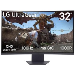 LG Monitor Ultragear Gaming 32GS60QC-B 32GS60QCB (32GS60QC-B.AEUQ)