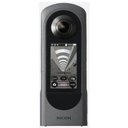 Ricoh Fotocamera 360 gradi THETA X (2023), Immagine ad Alta Risoluzione di circa 60 MP, 5.7 K 360, Touch Screen, Batteria Intercambiabile, Scheda di Memoria Esterna