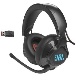 JBL Quantum 610 Cuffie Gaming Over-Ear Wireless 2,4 Ghz e Jack 3,5 mm, Headset da Gioco con Microfono, Surround su PC, Cavo Ricarica USB, 40 ore di Autonomia, Compatibilità Multipiattaforma, Nero