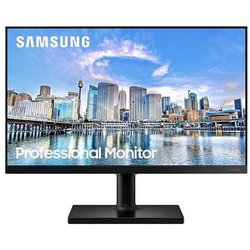 Samsung Schermo Professionale Per Pc Da 24", Serie T45F, Nero, Piastrella Ips, Full Hd (1920 X 1080), Hdmi, Display Porta, Usb, Supporto Has E Funzione Girevole