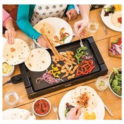 Russell Hobbs Griglia Elettrica - Piastra Grill 1550 W, Controllo Della Temperatura, Vassoio Raccogli Briciole, Pulizia Facile, Fiesta Griddle 22550-56 Russell Hobbs Griglia Elettrica - Piastra Grill 1550 W, Controllo Della Temperatura, Vassoio Raccogli Briciole, Pulizia Facile, Fiesta Griddle 22550-56