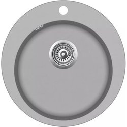 Vidaxl Lavello Da Cucina In Granito Vasca Singola Rotondo Grigio Lavandino Vidaxl Lavello Da Cucina In Granito Vasca Singola Rotondo Grigio Lavandino