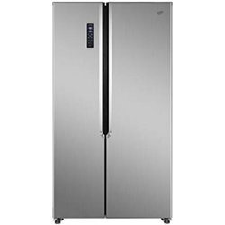 Daya, frigorifero side by side, DFA-550NV2XF0, classe F, kitchen slim (profondo 60 cm), total inox, total no frost, display LCD