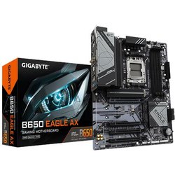 GIGABYTE B650 EAGLE AX Scheda madre - AMD Ryzen serie 9000, VRM a 12+2+2 fasi, fino a 7600 MHz DDR5 (OC), 1xPCIe 5.0 + 2xPCIe 4.0 M.2, LAN GbE, WIFI 6E, USB 3.2 Gen 2 GIGABYTE B650 EAGLE AX Scheda madre - AMD Ryzen serie 9000, VRM a 12+2+2 fasi, fino a 7600 MHz DDR5 (OC), 1xPCIe 5.0 + 2xPCIe 4.0 M.2, LAN GbE, WIFI 6E, USB 3.2 Gen 2