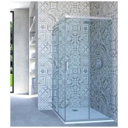 Hydra Box Doccia Angolare Porta Scorrevole 62X62 Cm Trasparente Hydra Box Doccia Angolare Porta Scorrevole 62X62 Cm Trasparente