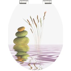 SchÜTte 80522 - Sedile Wc Balance, In Mdf, Lucido, Con Abbassamento Automatico, Motivo SchÜTte 80522 - Sedile Wc Balance, In Mdf, Lucido, Con Abbassamento Automatico, Motivo