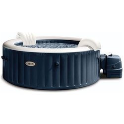 Intex 28430EX PureSpa Vasca Idromassaggio Gonfiabile Bubble Massage 4 posti 140 Getti Riscaldatore PVC Blu Navy 196x71 cm Con Accessori 4 posti Blu Navy Intex 28430EX PureSpa Vasca Idromassaggio Gonfiabile Bubble Massage 4 posti 140 Getti Riscaldatore PVC Blu Navy 196x71 cm Con Accessori 4 posti Blu Navy