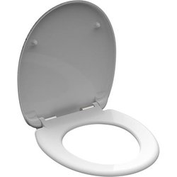 SchüTte Sedile Duroplast 82155 Con Abbassamento Automatico, Adatto A Tutti I Wc Standard, Portata Massima 150 Kg, Colore, Grigio Industriale SchüTte Sedile Duroplast 82155 Con Abbassamento Automatico, Adatto A Tutti I Wc Standard, Portata Massima 150 Kg, Colore, Grigio Industriale