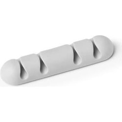 DURABLE - Cavoline Clip 4 - Kabelklammern - Grau (packung Mit 2) (504010)