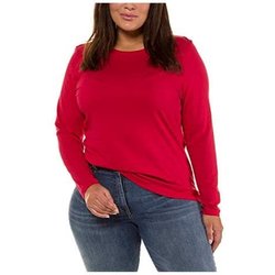 Ull Popken - Ulla Popken Softshell-Jacke Maglia A Maniche Lunghe, Rosso (Rot 57), (Taglia Produttore: 62+) Donna