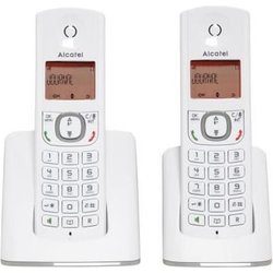 Alcatel F530 Duo - Telefono Fisso Cordless Dect - Grande Display Retroilluminato - Vivavoce - Funzione Blocco Chiamate - 2 Tasti Di Memoria Diretta - 2 Portatili - Bianco/Grigio Alcatel F530 Duo - Telefono Fisso Cordless Dect - Grande Display Retroilluminato - Vivavoce - Funzione Blocco Chiamate - 2 Tasti Di Memoria Diretta - 2 Portatili - Bianco/Grigio