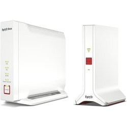 Avm Fritz! Mesh Set Internazionale (Fritz!Box 4060 E Fritz!Repeater 3000 Ax), Wifi 6 Tribanda Con Fino A 6 Gbps (2.400 Mbps + 2.400 Mbps + 1.200 Mbps), 2,5 Wan Gigabit, Interfaccia Spagnola Avm Fritz! Mesh Set Internazionale (Fritz!Box 4060 E Fritz!Repeater 3000 Ax), Wifi 6 Tribanda Con Fino A 6 Gbps (2.400 Mbps + 2.400 Mbps + 1.200 Mbps), 2,5 Wan Gigabit, Interfaccia Spagnola