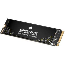 Corsair MP600 Elite 2TB M.2 Pcie Gen4 X4 Ssd Nvme - M.2 2280 - Fino A 7.000Mb/Sec In Lettura Sequenziale - Nand 3D Tlc Ad Alta Densità - Nero