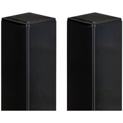 Casanoov Set 2 Pali In Ferro Dario 8X8Cm H.190Cm Nero Opaco Casanoov Set 2 Pali In Ferro Dario 8X8Cm H.190Cm Nero Opaco
