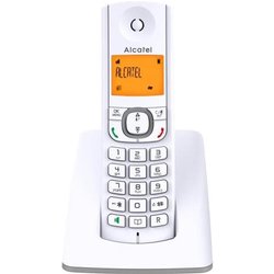 Alcatel F530 - Telefono cordless con blocco avanzato delle chiamate, vivavoce, ampio schermo retroilluminato, suonerie VIP, 10 melodie di chiamata, grigio Alcatel F530 - Telefono cordless con blocco avanzato delle chiamate, vivavoce, ampio schermo retroilluminato, suonerie VIP, 10 melodie di chiamata, grigio