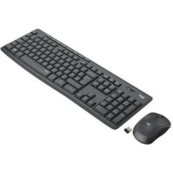 Logitech MK295 Kit Mouse E Tastiera Wireless, Layout ‎Olandese-Belga Azerty, Grigio Logitech MK295 Kit Mouse E Tastiera Wireless, Layout ‎Olandese-Belga Azerty, Grigio
