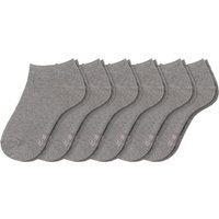 6 Paar Damen Sneaker-Socken unifarben
