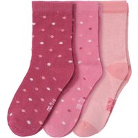 3 Paar Baby Socken in verschiedenen Dessins