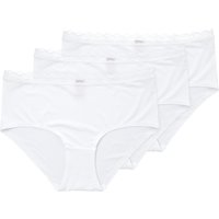 3 Damen Pantys mit Spitzenbund