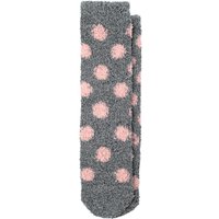 1 Paar Damen Kuschelsocken mit Punkten