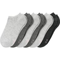 6 Paar Damen Sneaker-Socken meliert